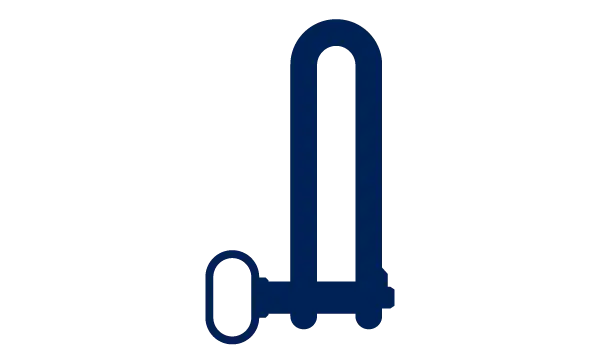 Spundwandbohlenschäkel