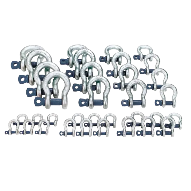 Schäkelset hochfest mit 34 Ankerschäkel