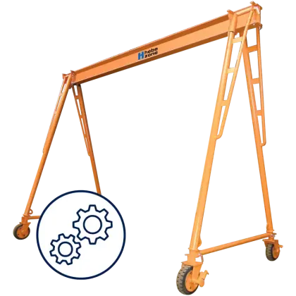 Bockkran individuell konfigurierbar
