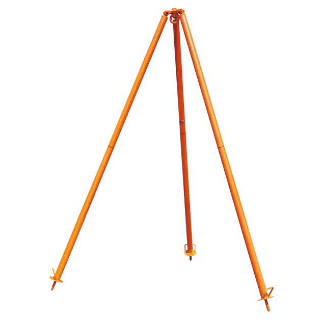 Stahlrohr-Dreibein höhenverstellbar - Typ DST