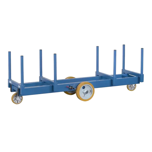 Tragfähigkeit 3000 kg, Ladehöhe 420mm,  Vulkollanbereifung