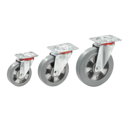 Lenk- und Bockrollen mit Elastic-Bereifung GH4010/4011/4012