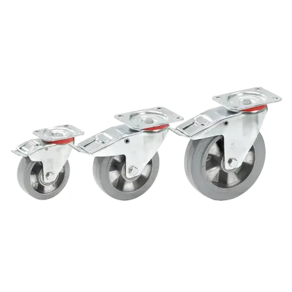 Lenk- und Bockrollen mit Elastic-Bereifung GH4010/4011/4012