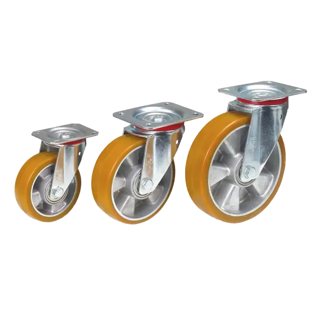 Lenk- und Bockrollen mit Polyurethanbereifung GH4013/4014/4015