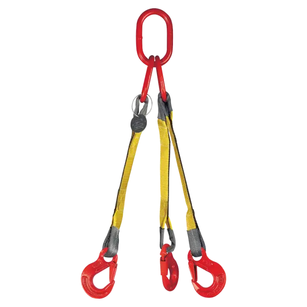 3-Strang Gurtgehänge GTS mit Lasthaken