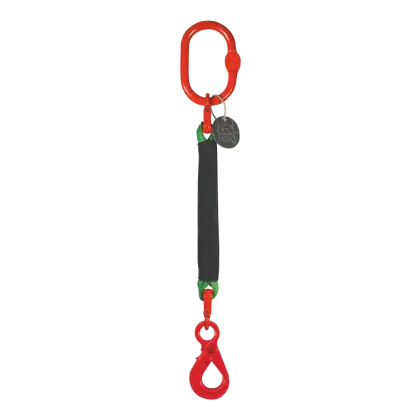 1-Strang Rundschlingengehänge mit Sicherheitslasthaken