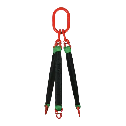 3-Strang Rundschlingengehänge mit Textilkupplung