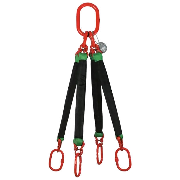 4-Strang Rundschlingengehänge mit Ovalöse