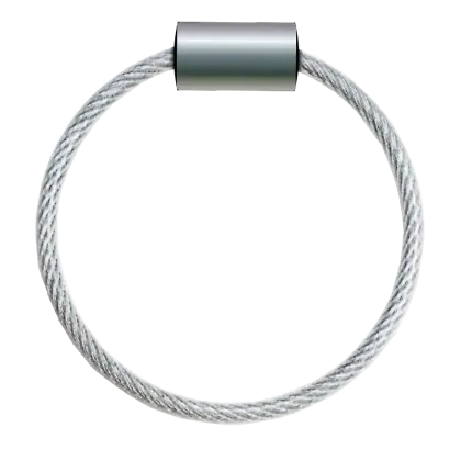 Seilbefestigung für Anhängeplaketten