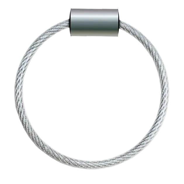 Seilbefestigung für Anhängeplaketten