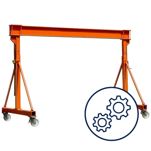 Leichtportalkran fahrbar Typ PK zur individuellen Konfiguration
