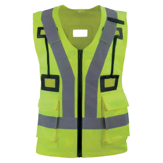 Warnschutzweste für Auffanggurte
