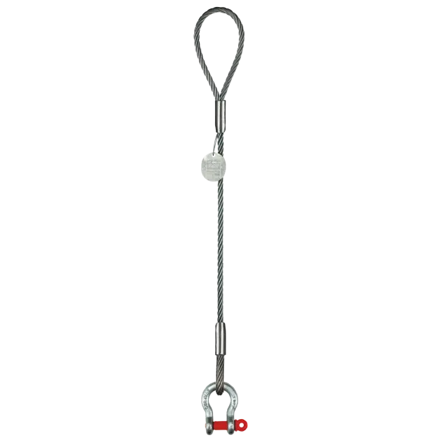 1-Strang Drahtseilgehänge Schlaufe/Schäkel
