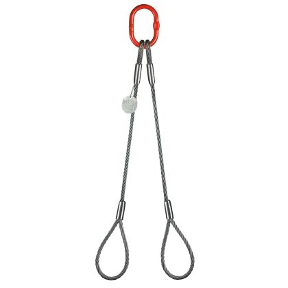 2-Strang Drahtseilgehänge Ovalöse/Schlaufen