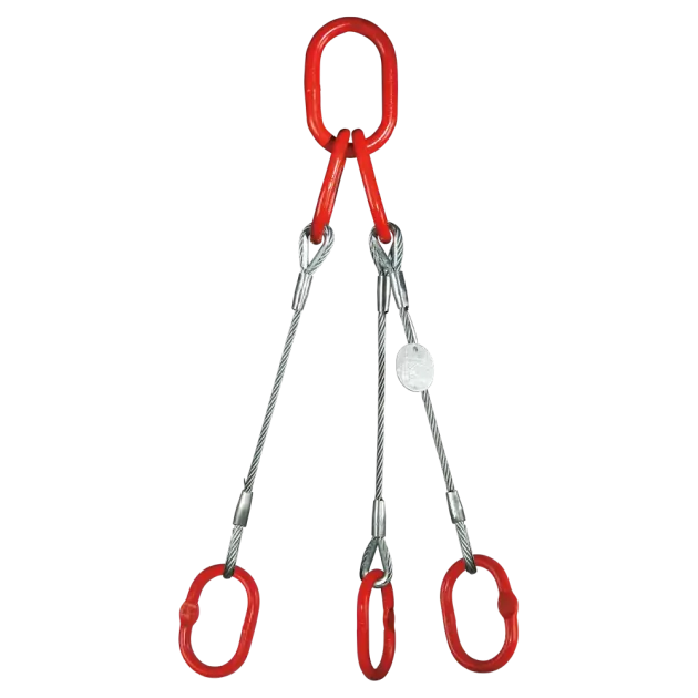 3-Strang Drahtseilgehänge Aufhängeglied/Ovalösen