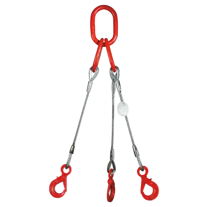 3-Strang Drahtseilgehänge Aufhängeglied/Sicherheitshaken