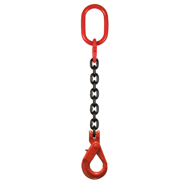 1-Strang Anschlagkette Blackprize GK8 mit Sicherheitslasthaken