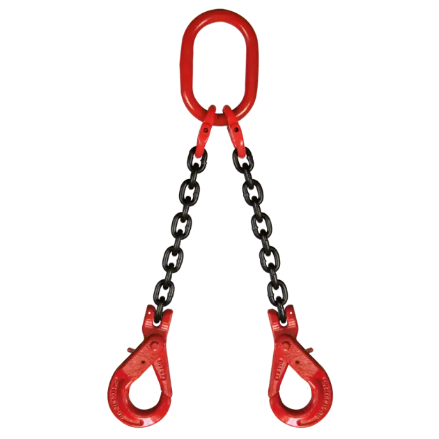 2-Strang Anschlagkette Blackprize GK8 mit Sicherheitslasthaken