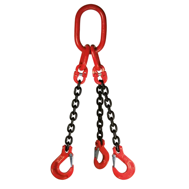 3-Strang Anschlagkette Blackprize GK8 mit Lasthaken