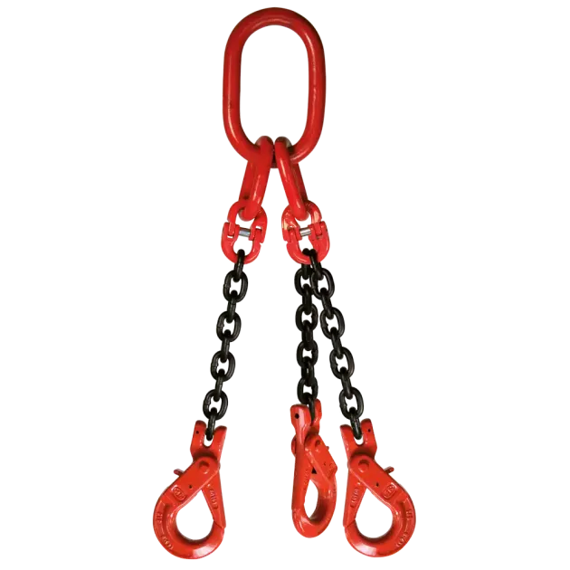 3-Strang Anschlagkette Blackprize GK8 mit Sicherheitslasthaken