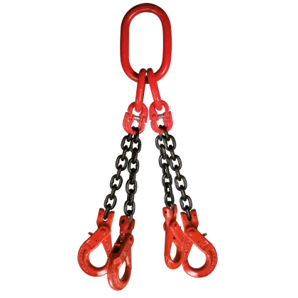 4-Strang Anschlagkette Blackprize GK8 mit Sicherheitslasthaken