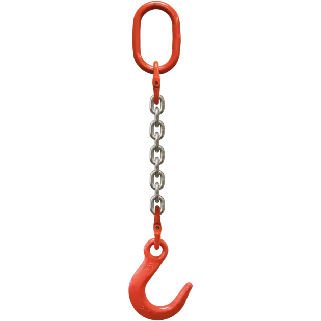 1-Strang Anschlagkette GK8 mit Weitmaulhaken