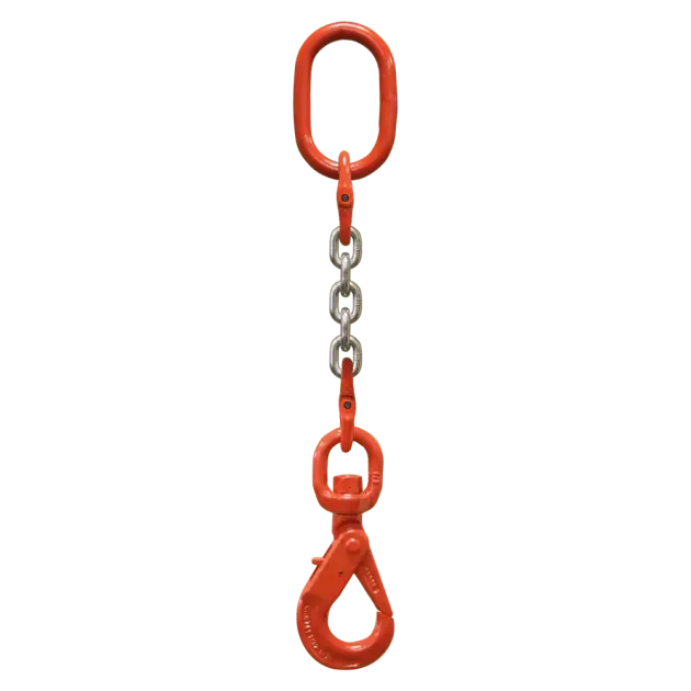 1-Strang Anschlagkette GK8 mit Sicherheitswirbelhaken