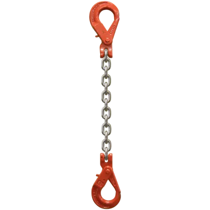 1-Strang Anschlagkette GK8 beidseits mit Sicherheitshaken