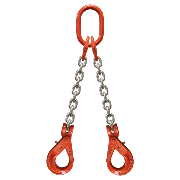 2-Strang Anschlagkette GK8 mit Sicherheitslasthaken