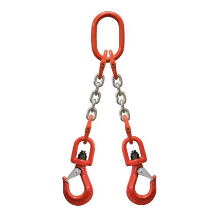 2-Strang Anschlagkette GK8 mit Wirbelhaken