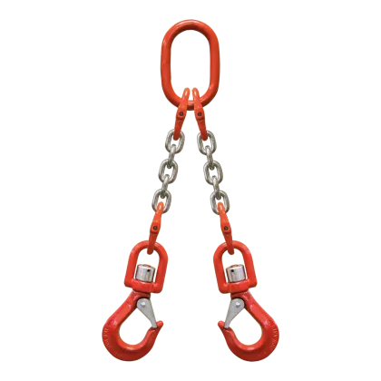 2-Strang Anschlagkette GK8 mit Wirbelhaken