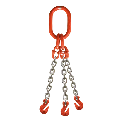 3-Strang Anschlagkette GK8 mit Verkürzungsklauen