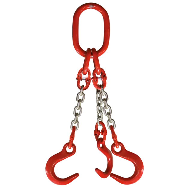 3-Strang Anschlagkette GK8 mit Weitmaulhaken