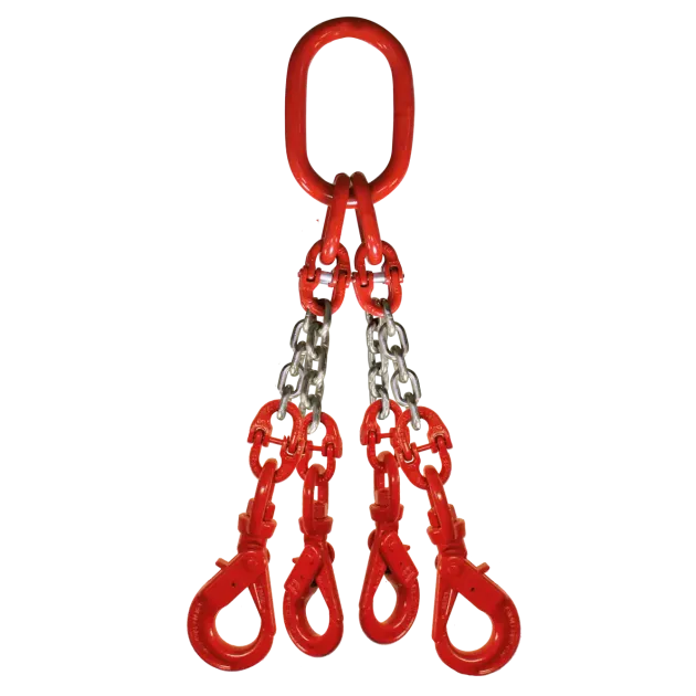 4-Strang Anschlagkette GK8 Wirbellasthaken