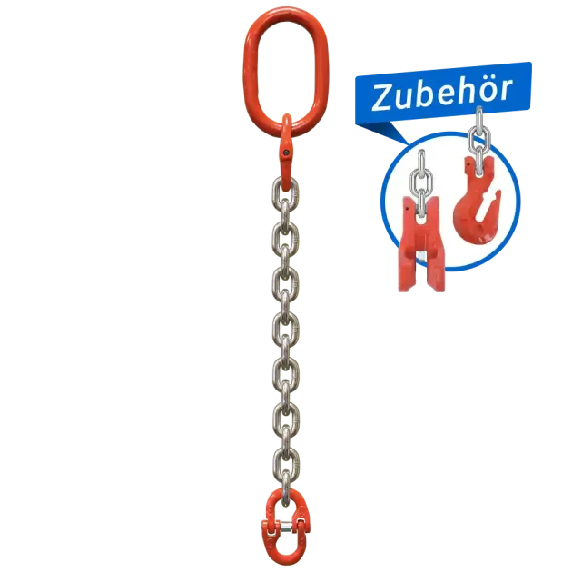 1-Strang Anschlagkette GK8 mit Verbindungsglied
