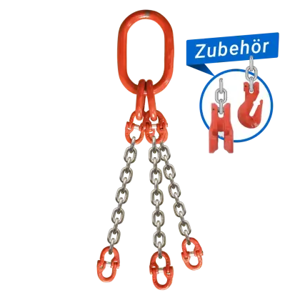 3-Strang Anschlagkette GK8 mit Verbindungsglied