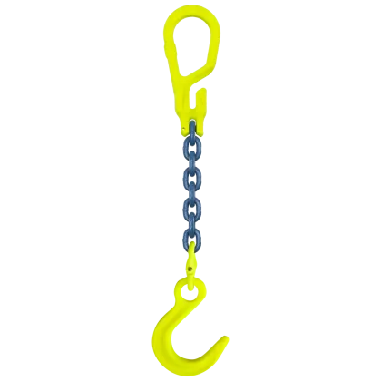 1-Strang Anschlagkette GK10 - HE100 mit Weitmaulhaken