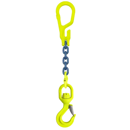 1-Strang Anschlagkette GK10 - HE100 mit Wirbelhaken