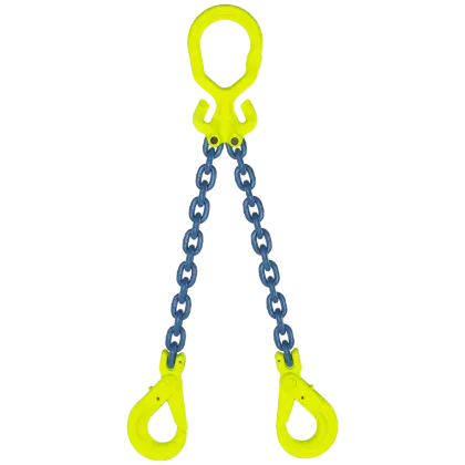 2-Strang Anschlagkette GK10 - HE100 mit Sicherheitslasthaken