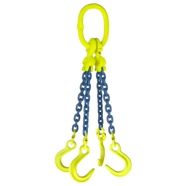 4-Strang Anschlagkette GK10 - HE100 mit Weitmaulhaken