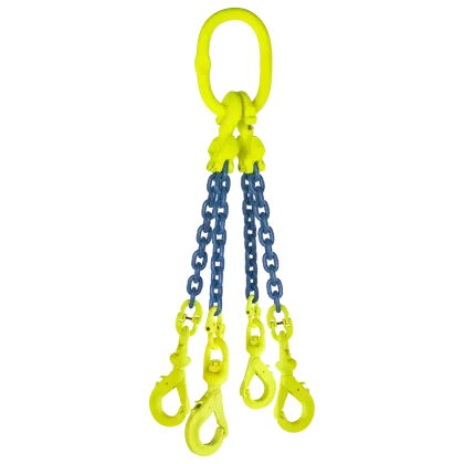 4-Strang Anschlagkette GK10 - HE100 mit Wirbelhaken