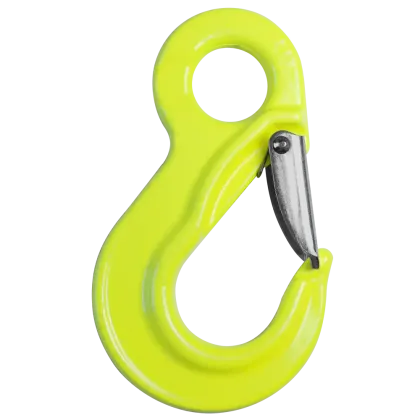 HE100 Lasthaken GK10 mit Sicherheitsklappe und Öse