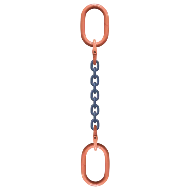 1-Strang Anschlagkette GK10 mit Ovalöse beidseits