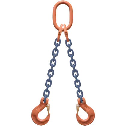 2-Strang Anschlagkette GK10 mit Lasthaken