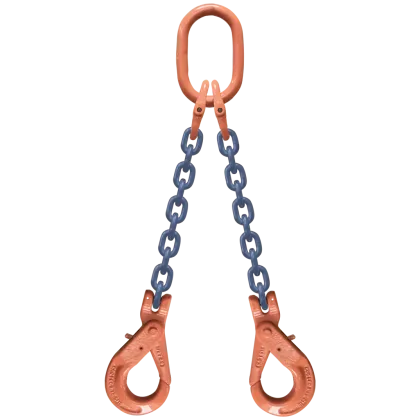 2-Strang Anschlagkette GK10 mit Sicherheitslasthaken