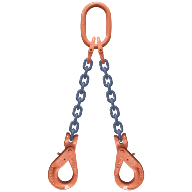 2-Strang Anschlagkette GK10 mit Sicherheitslasthaken