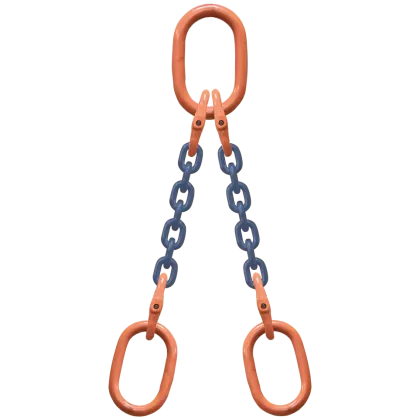 2-Strang Anschlagkette GK10 mit Ovalösen beidseits