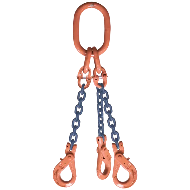 3-Strang Anschlagkette GK10 mit Sicherheitslasthaken