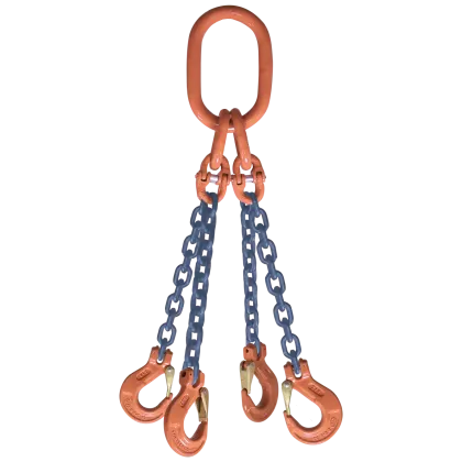 4-Strang Anschlagkette GK10 mit Lasthaken