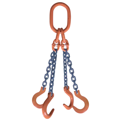 4-Strang Anschlagkette GK10 mit Weitmaulhaken